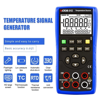 VICTOR 01S Temperatuursignaalgenerator Temperatuurbronproceskalibrator multimeter