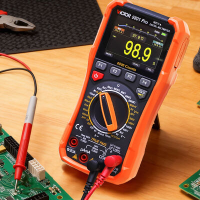 VICTOR 9801Pro Digitale Multimeter met TFT-scherm