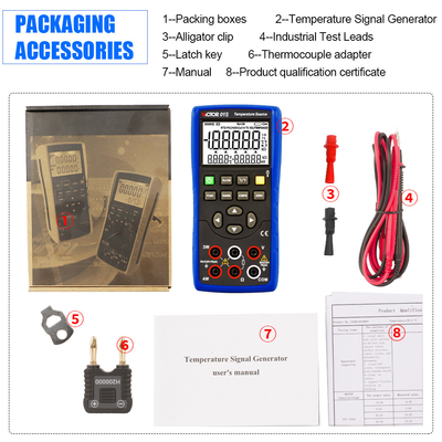 VICTOR 01S Temperatuursignaalgenerator Temperatuurbronproceskalibrator multimeter