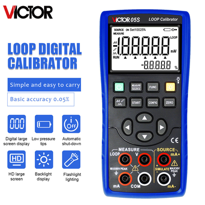 Hoogprecisie Spanning Stroom Loop Kalibrator Handheld Auto Signal Generator Stroom Loop Kalibrator