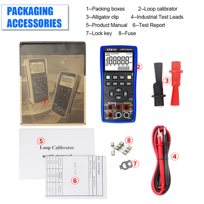 Hoogprecisie Spanning Stroom Loop Kalibrator Handheld Auto Signal Generator Stroom Loop Kalibrator