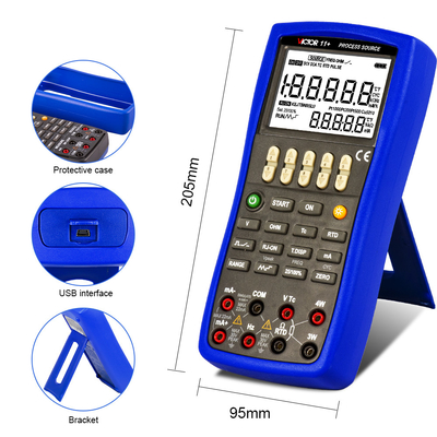VICTOR 11+ Processignaal Bron handheld kalibrator proceskalibrator multimeter digitale kalibrator