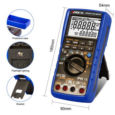 VICTOR 78+ Nieuw product Process Multimeter DCV 1000v ACV VFC Resistance Continuity Digitale Multimeter