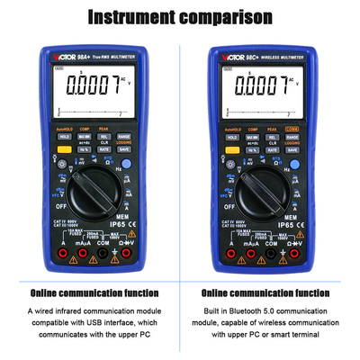 VICTOR 98C+ draadloze Digitale Multimeter 22000 tellingen display auto bereik multimeter
