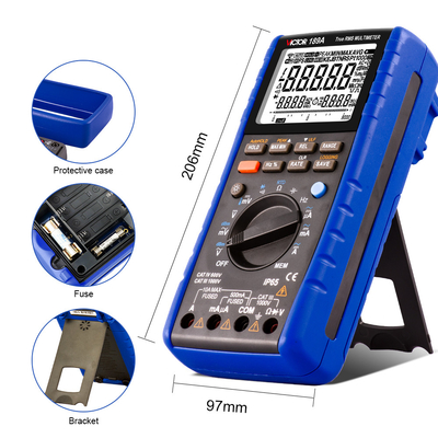 VICTOR189A 0,025% nauwkeurigheid 55000 tellen VICTOR Digitale Multimeter 1000V veiligheidsbeveiliging