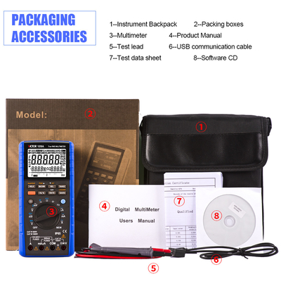 VICTOR189A 0,025% nauwkeurigheid 55000 tellen VICTOR Digitale Multimeter 1000V veiligheidsbeveiliging