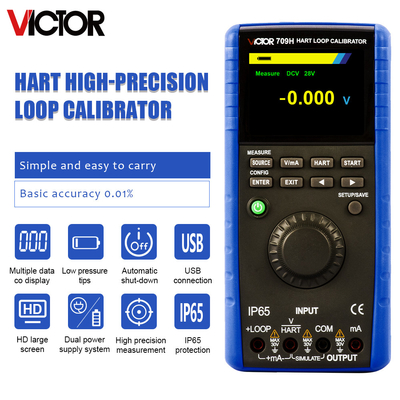 IP65 het Materiaal HART Communication Loop Calibrator van de thermokoppelkaliberbepaling