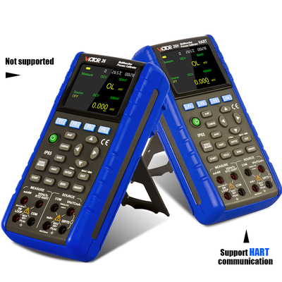 VICTOR 26 Multifunctionele proceskalibrator Signalgenerator met een nauwkeurigheid van 0,01% 5 cijfers Display 24V luscircuit IP65