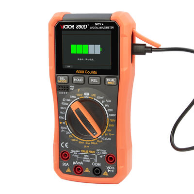 VICTOR 890C Digitale multimeter met TFT-scherm 6000 tellen display